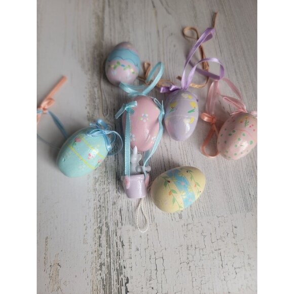 Easter bunny egg air balloon ornament Xmas spring - Picture 9 of 9